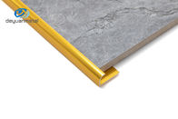 6063 σχεδιαγράμματα γωνιών αργιλίου γύρω από το χρυσό χρώμα μορφής για την τακτοποίηση τοίχων