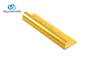 6063 σχεδιαγράμματα περιποίησης ακρών αλουμινίου γύρω από το χρυσό χρώμα μορφής για την τακτοποίηση τοίχων