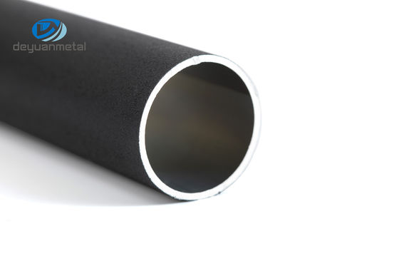Μαύρος τετραγωνικός εξωθημένος σωλήνωση Alu6063 T5 υψηλός εκτατός αργιλίου