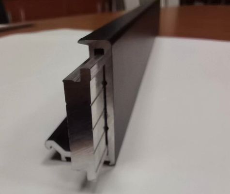 6063 T5 Αλουμινένιο πόρτες διαχωριστικό φράχτη Προφίλ Κλιπ Κράκετ