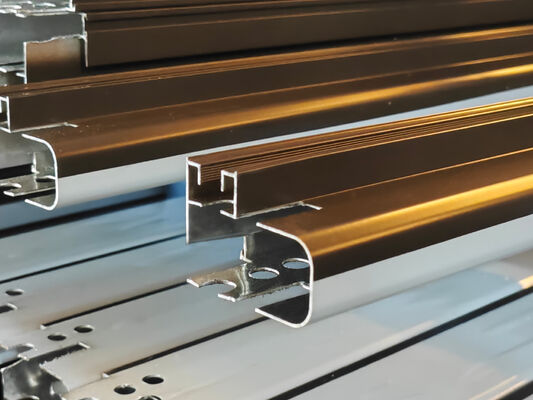 Προφίλ αλουμινίου με επίστρωση σκόνης από κράμα 6063 για πόρτες και παράθυρα αυλής