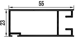 Αλουμινένιο διασταυρωτικό προφίλ κατασκευασμένο με επίστρωση σκόνης για την αγορά της Νότιας Αφρικής
